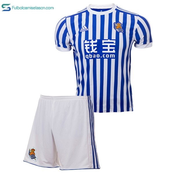 Camiseta Real Sociedad Niños 1ª 2017/18